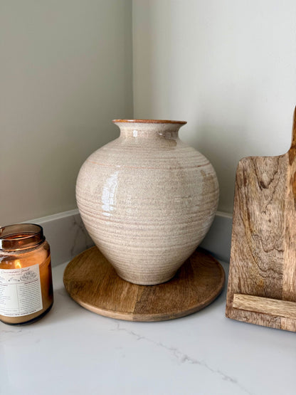 Sabbia Brindled Bowl Vase - NalaWillowCo