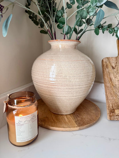 Sabbia Brindled Bowl Vase - NalaWillowCo