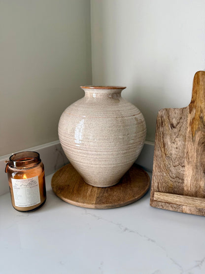 Sabbia Brindled Bowl Vase - NalaWillowCo