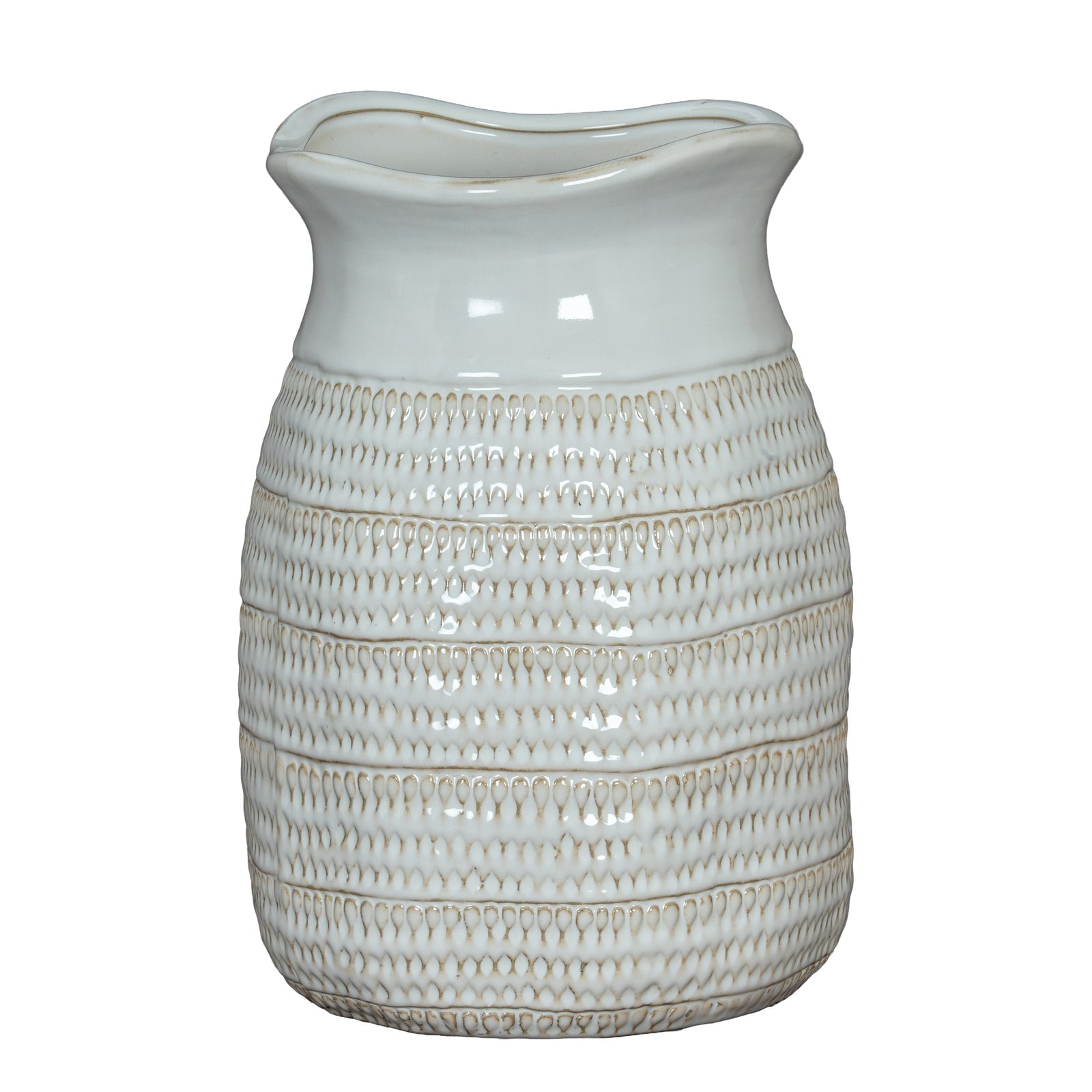 Tava Medium Hewn Ceramic Vase - NalaWillowCo
