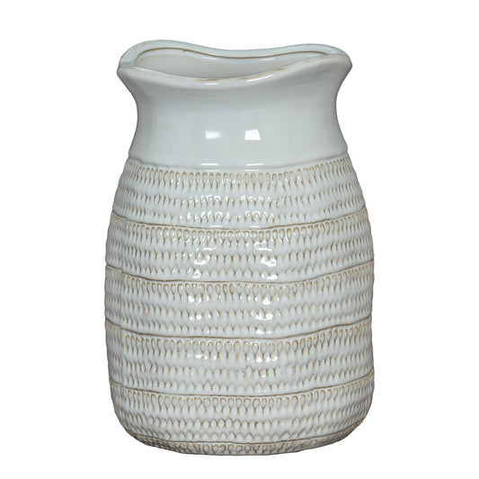 Tava Medium Hewn Ceramic Vase - NalaWillowCo