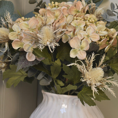 Vanilla Petal Hydrangea Arrangment - NalaWillowCo