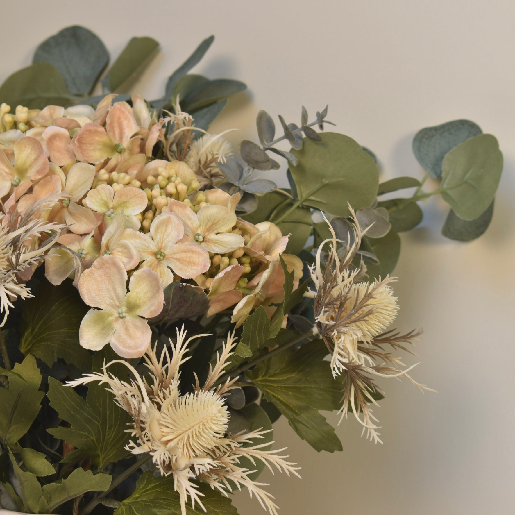 Vanilla Petal Hydrangea Arrangment - NalaWillowCo