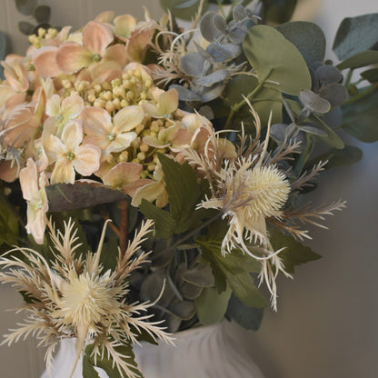 Vanilla Petal Hydrangea Arrangment - NalaWillowCo