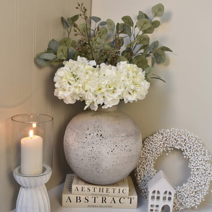 White Hydrangea Bouquet - NalaWillowCo