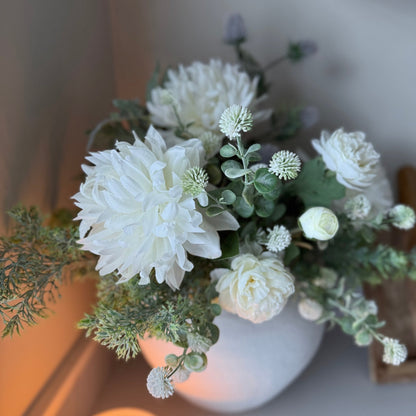 White Meadow Faux Arrangment - NalaWillowCo