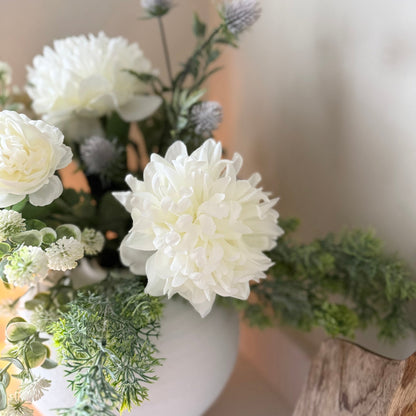 White Meadow Faux Arrangment - NalaWillowCo